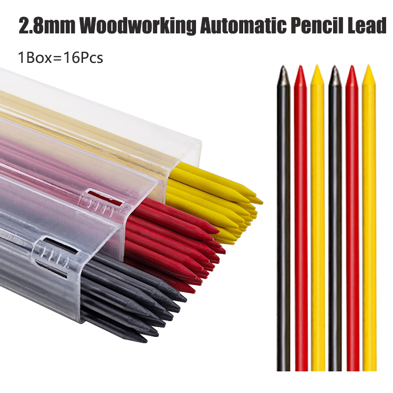 Mechanical Pencil Lead - Zwart Geel Rood 2,8 mm Houtbewerking