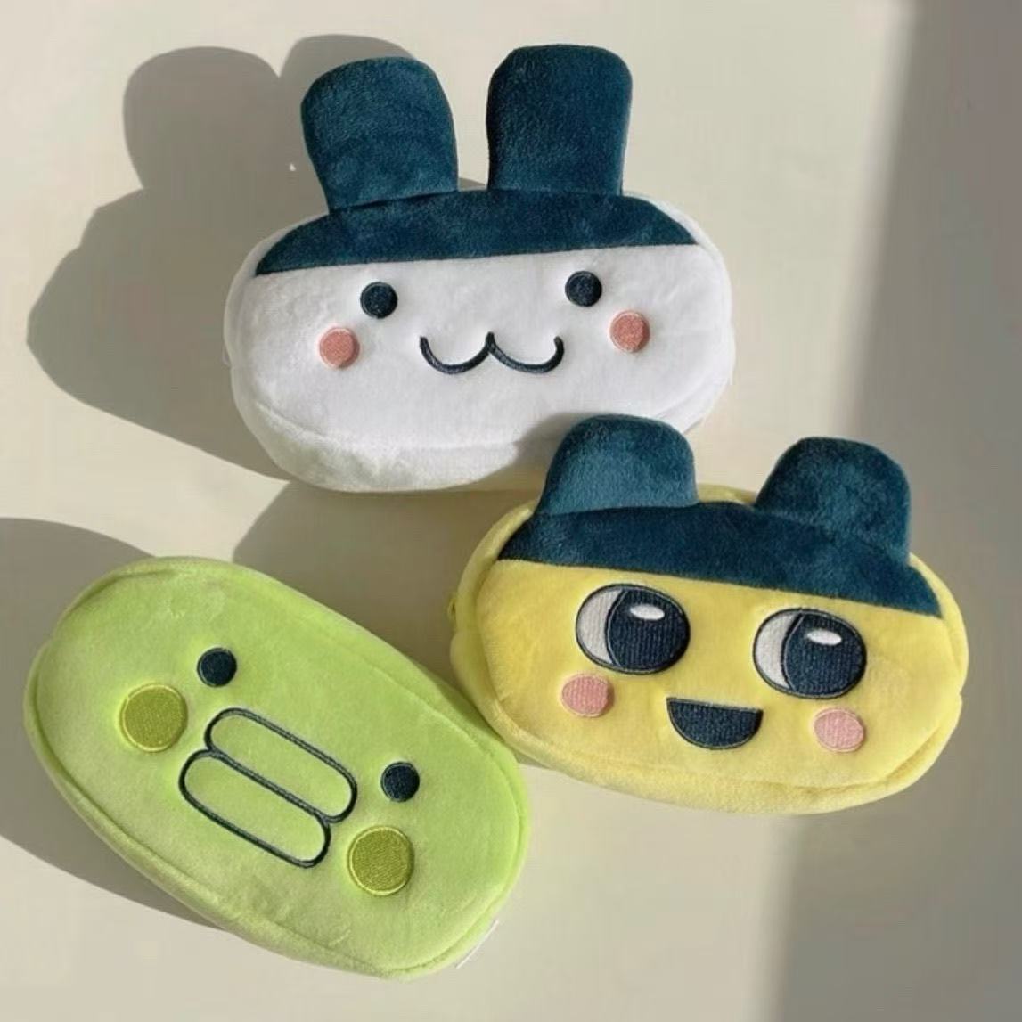 Pencil Case Large - Schattig Tamagotchi pluche etui Retro digitaal