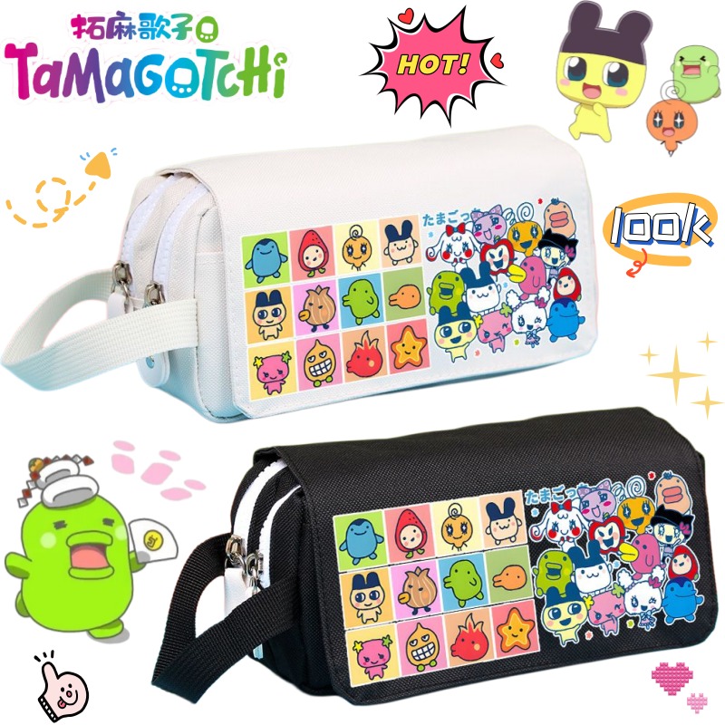 Pencil Case Large - Tamagotchi Kuchipatchi Mimitchi animatie perifere cartoon