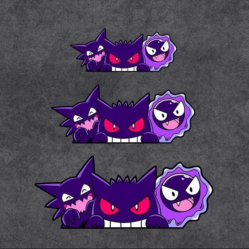 Memo Pad Sticky - Leuke Pokemon Gengar Anime Autostickers voor