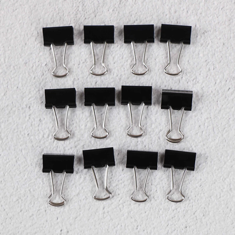 Binder Clip Assorted - 10-20 Stuks Paperclip 19/25 Mm Foldback
