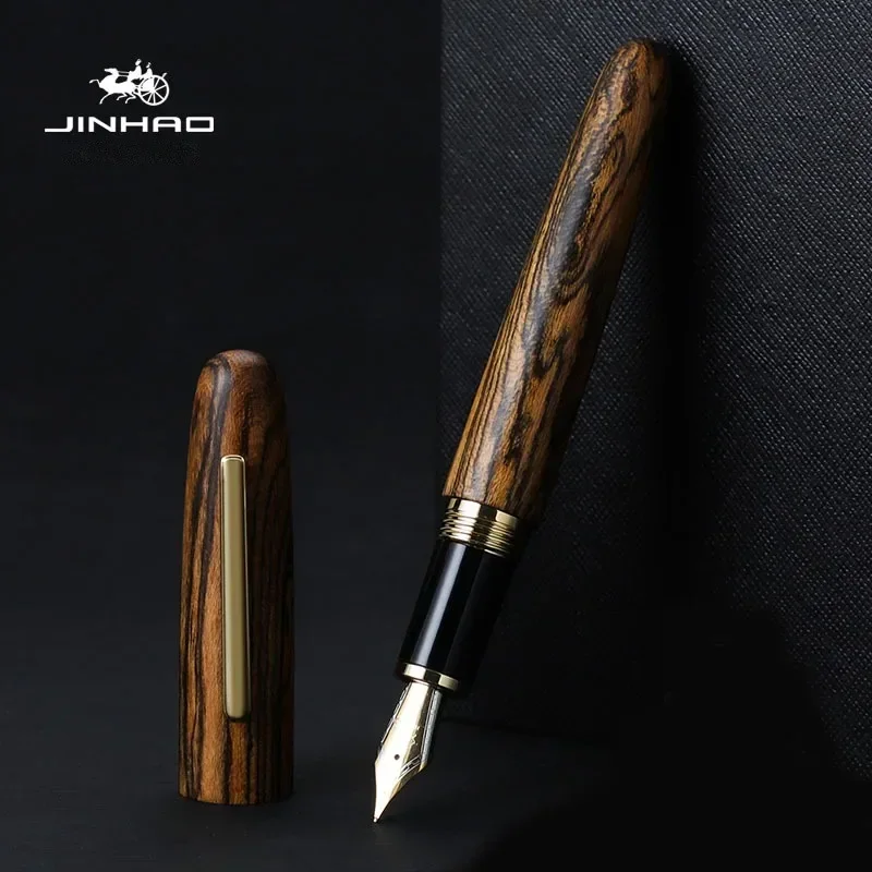 Stationery Supplies Business - Jinhao 9056 Natuurlijk Hout Handgemaakte Vulpen
