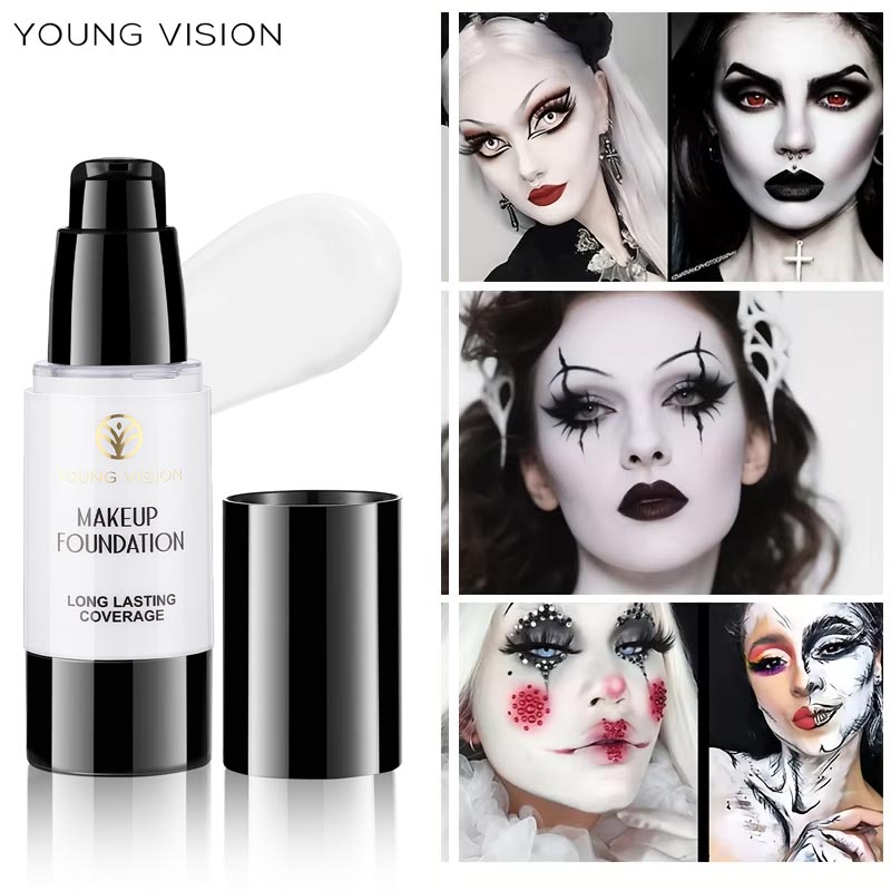 Correction Fluid White - 30ML geperste, puur witte vloeibare foundation,