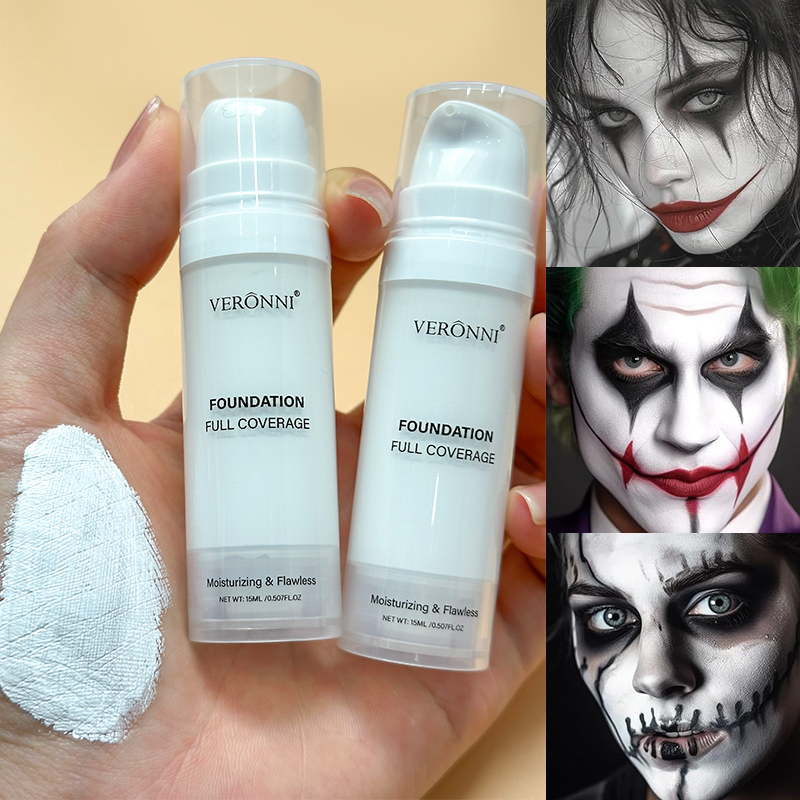 Correction Fluid White - Halloween vloeibare Goth witte make-up kleuraanpassing