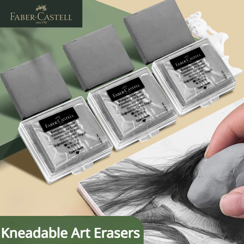 Rubber Eraser Kneaded - Faber-Castell 2 stuks tekening kunst gekneed