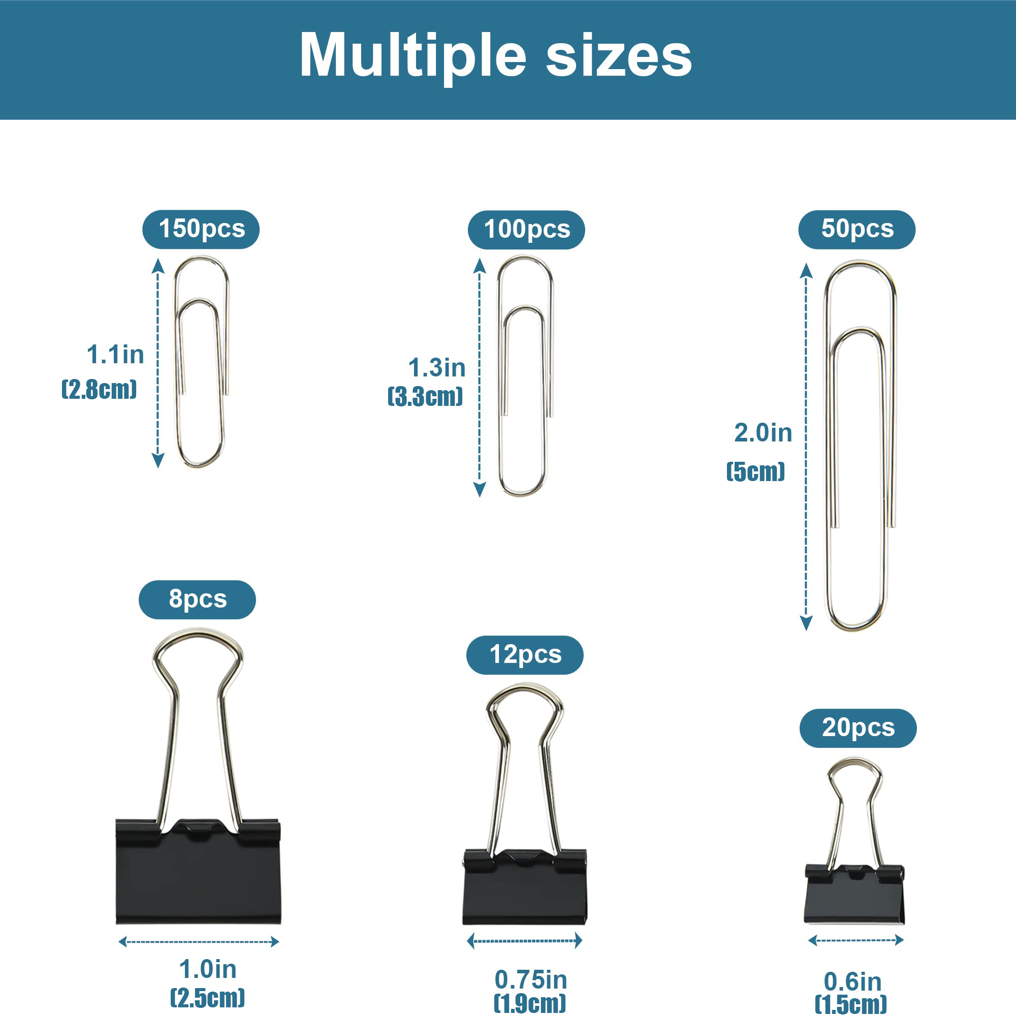 Assortiment van bindclips & ju - Binder Clip Assorted recensie en prijs