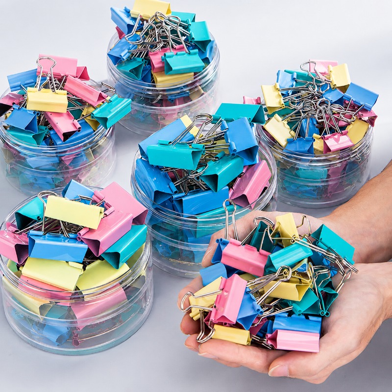 40 stuks/set lange kleurrijke  - Binder Clip Assorted recensie en prijs