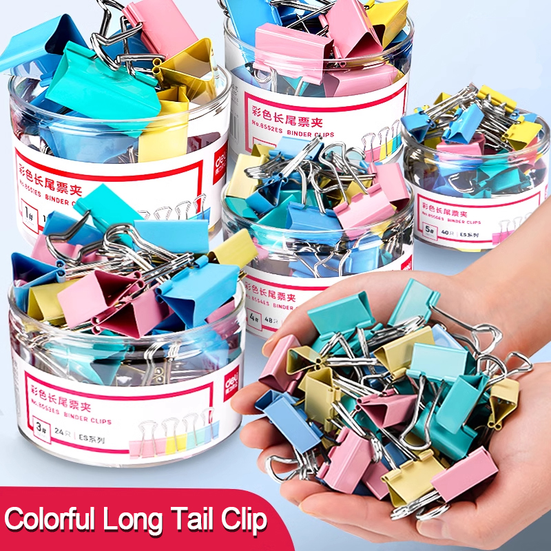 40 stuks/set lange kleurrijke  - Binder Clip Assorted recensie en prijs