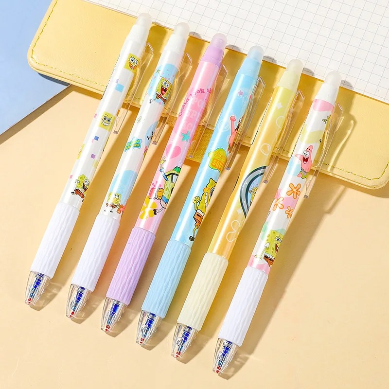 6 stks/set SpongeBob Kawaii Ui - Gel Ink Pen Set recensie en prijs