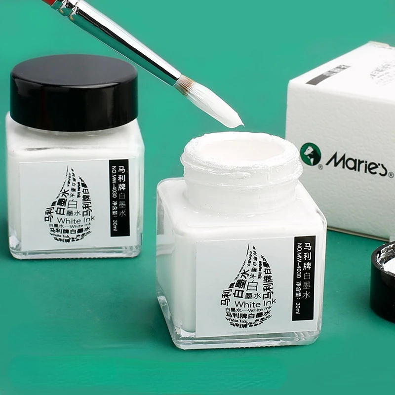 30Ml Witte Inkt Hoogglans Aqua - Correction Fluid White recensie en prijs