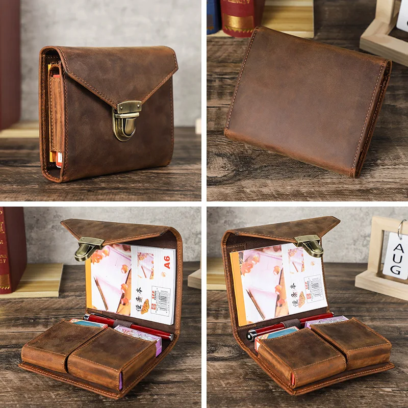 Luxe retro lederen notebook be - Stationery Supplies Business recensie en prijs