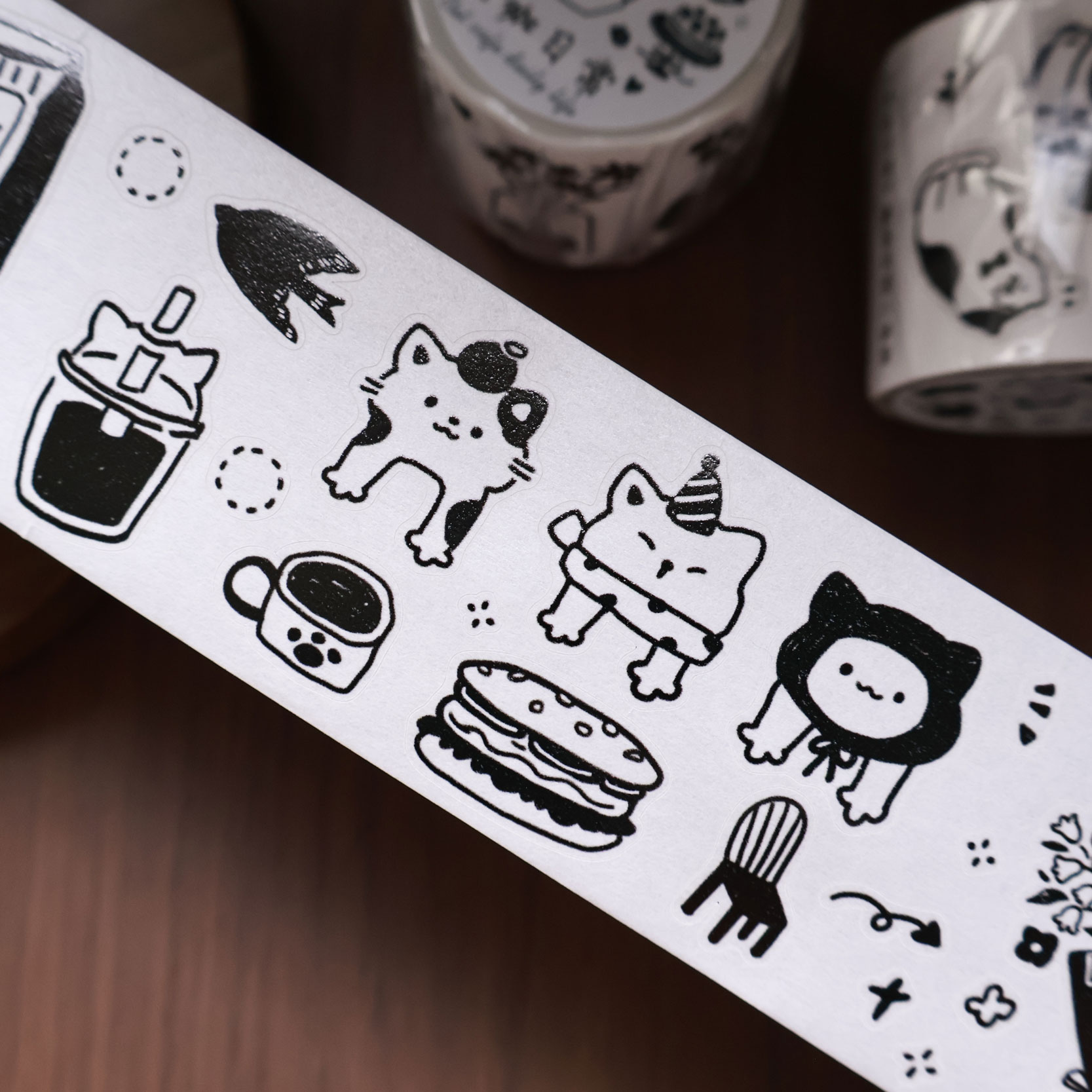 YiEr Studio Vintage Daily Cat' - Washi Tape Set recensie en prijs
