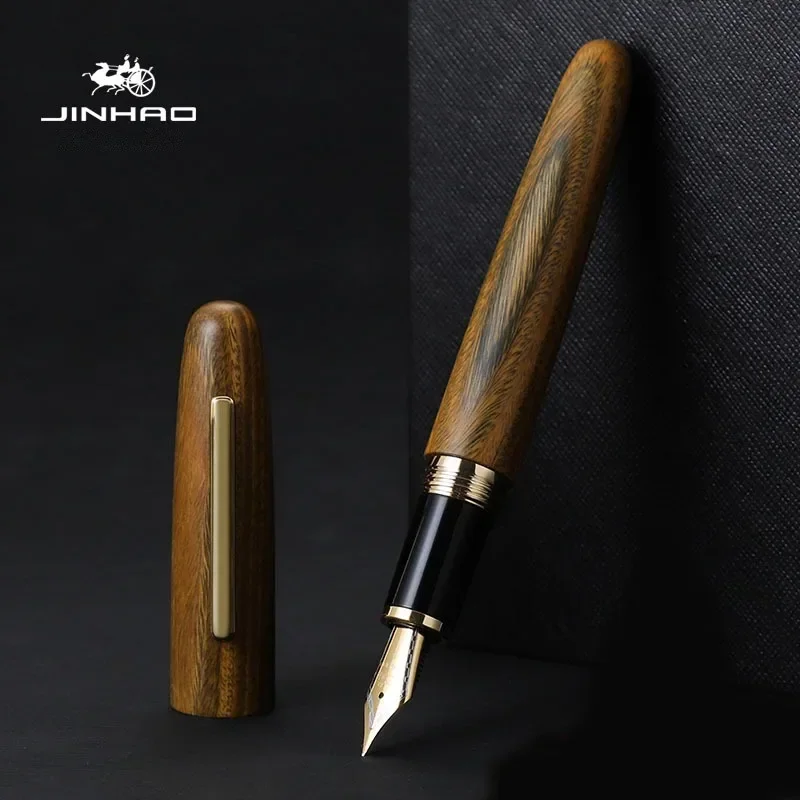 Jinhao 9056 Natuurlijk Hout Ha - Stationery Supplies Business recensie en prijs