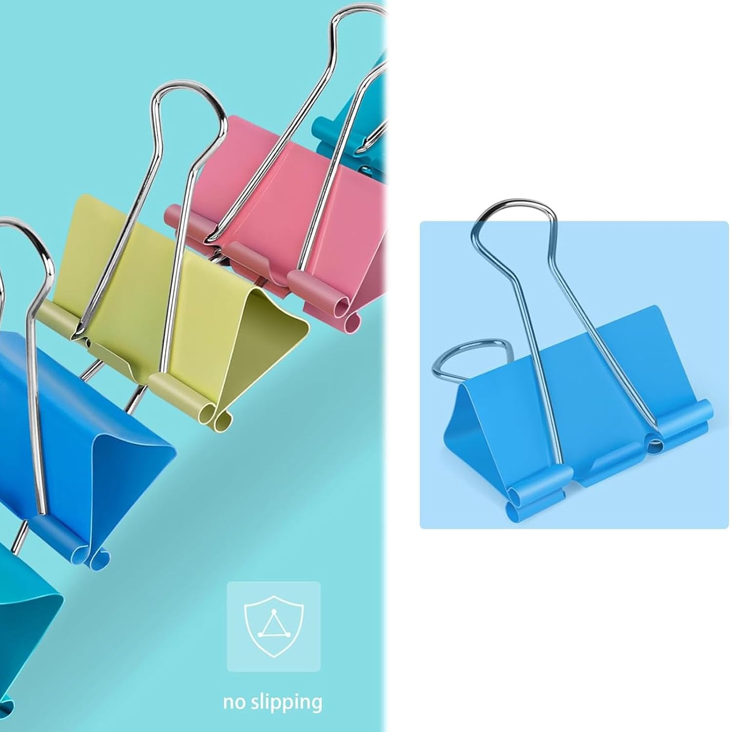 Opvouwbare clips, 40 paperclip - Binder Clip Assorted recensie en prijs