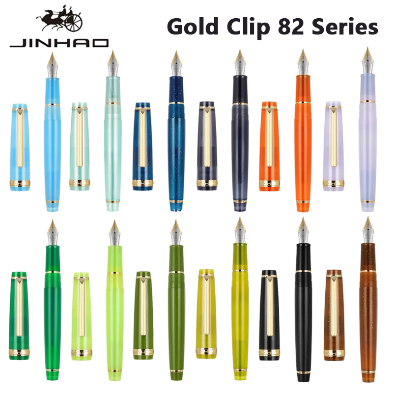 Jinhao 82-vulpen Gouden clip E - Stationery Supplies Business recensie en prijs