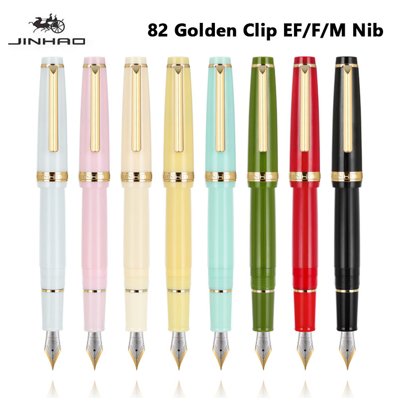 Jinhao 82-vulpen Gouden clip E - Stationery Supplies Business recensie en prijs