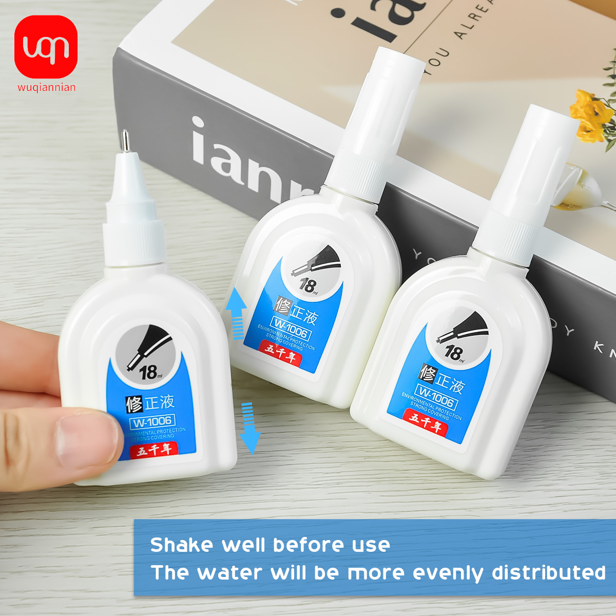 WQN-1/3/6PCS Eenvoudige witte  - Correction Fluid White recensie en prijs