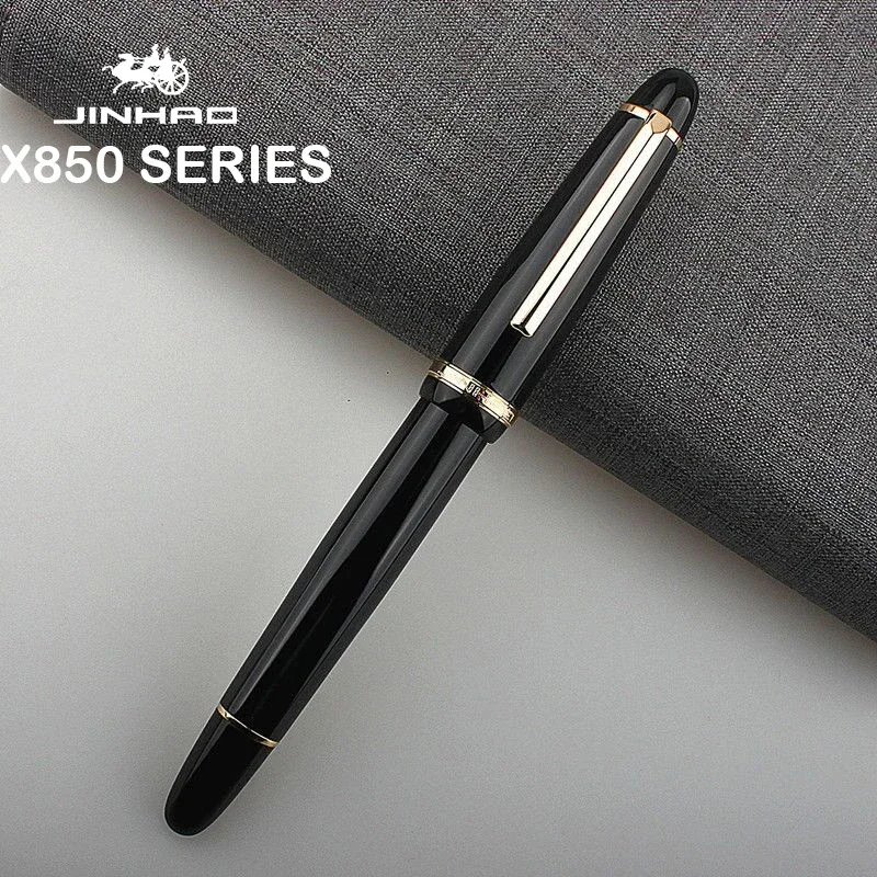 1/5 PCS JINHAO X850 Vulpen Zwa - Stationery Supplies Business recensie en prijs
