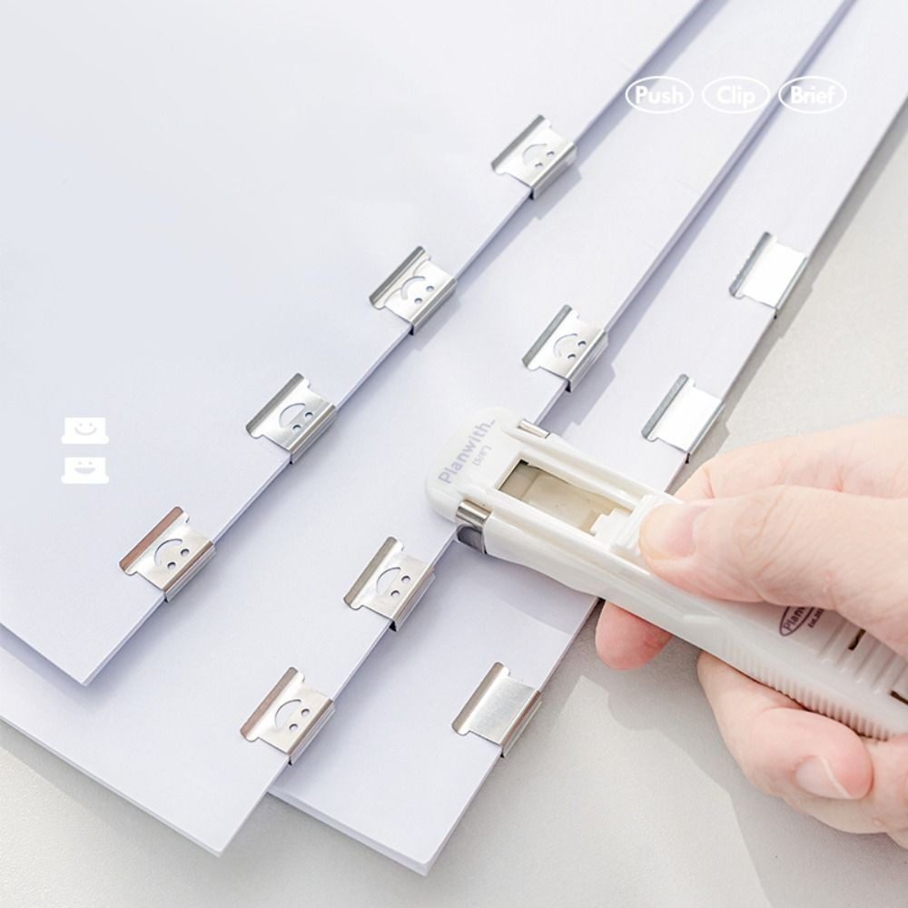 Smile Design Push Paperclip Ni - Binder Clip Assorted recensie en prijs